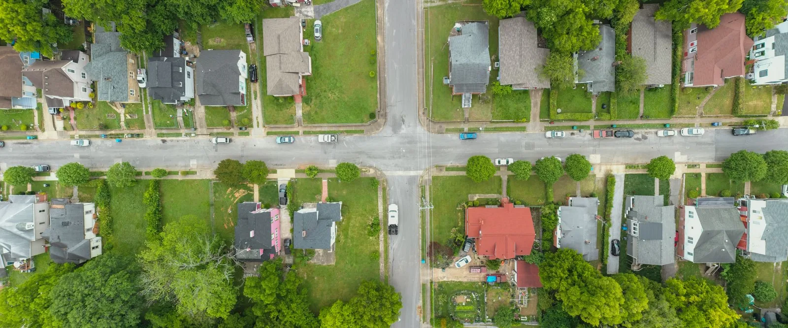 Residential neighborhood in Oklahoma City, OK